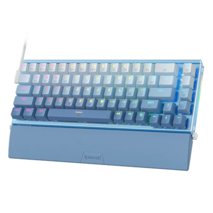 Redragon K641 68 Keys Aluminum RGB 機械電競鍵盤 - 鋁合金框架/藍+白漸變色鍵  - 紅軸[ 一年保養]-DIGIBAL ONLINE