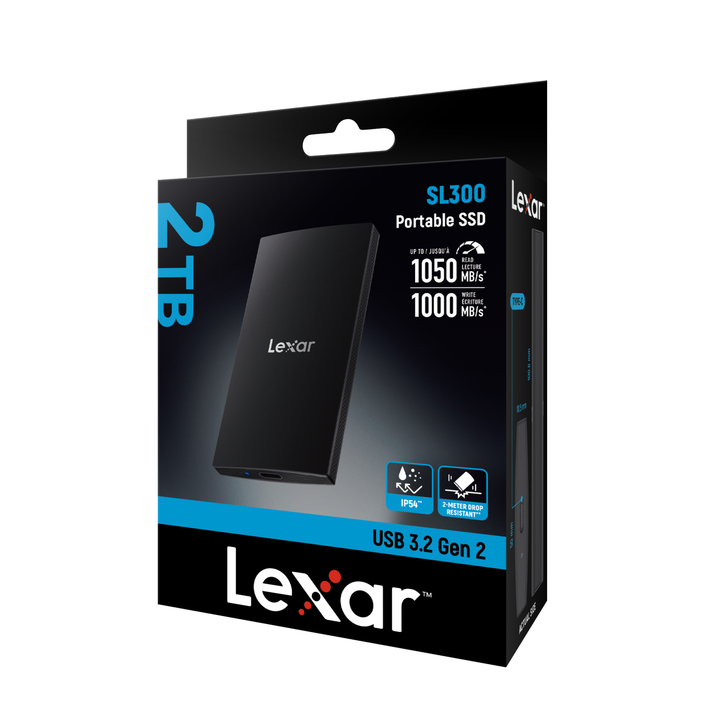 Lexar®️ SL300 Portable SSD 行動固態硬碟 [香港行貨]-DIGIBAL ONLINE