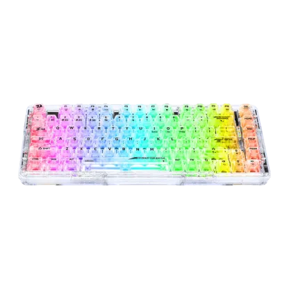 Redragon ELF PRO K649 Wireless Transparent Keyboard 無線電競鍵盤 - 透明水晶軸 [ 一年保養]