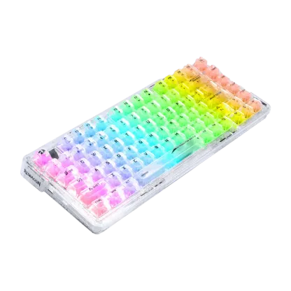 Redragon ELF PRO K649 Wireless Transparent Keyboard 無線電競鍵盤 - 透明水晶軸 [ 一年保養]
