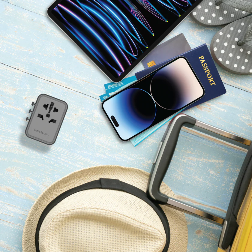 MOMAX 1-World 20W 3-插口+AC 旅行充電插座 [香港行貨]-DIGIBAL ONLINE