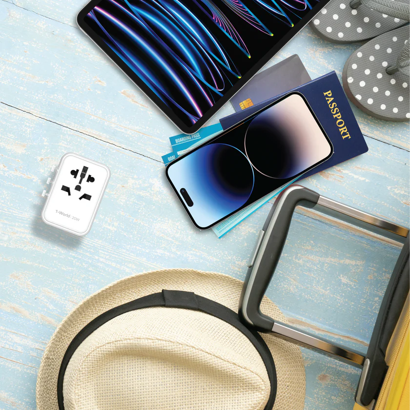 MOMAX 1-World 20W 3-插口+AC 旅行充電插座 [香港行貨]-DIGIBAL ONLINE