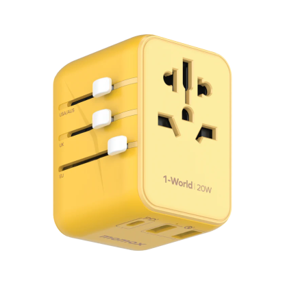 MOMAX 1-World 20W 3-插口+AC 旅行充電插座 [香港行貨]-DIGIBAL ONLINE