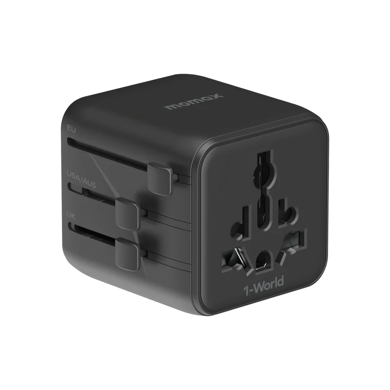 MOMAX 1-WORLD 雙 AC 全球轉換插座 [香港行貨]-DIGIBAL ONLINE