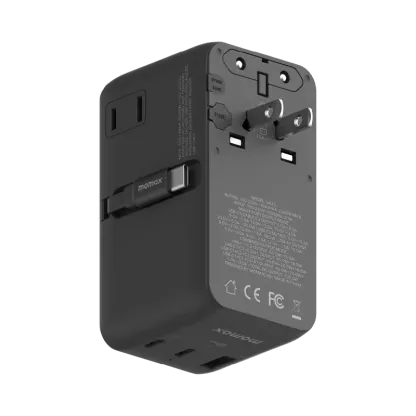 Momax 1-World²⁺ 100W 伸縮充電線四接口旅行充電插座 UA25 [香港行貨]