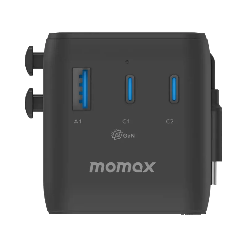 Momax 1-World²⁺ 100W 伸縮充電線四接口旅行充電插座 UA25 [香港行貨]