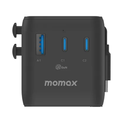 Momax 1-World²⁺ 100W 伸縮充電線四接口旅行充電插座 UA25 [香港行貨]