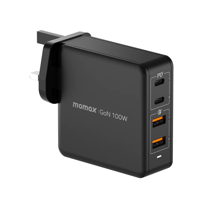 MOMAX ONE PLUG GaN 100W 四輸出快速充電器 [香港行貨]-DIGIBAL ONLINE