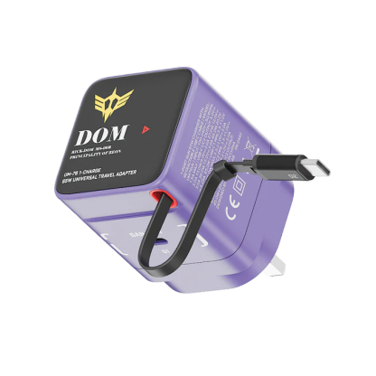 MOMAX 1-CHARGE+ 1 連接埠 GaN 65W 充電器，附可伸縮 USB-C 線 - 香港行貨-DIGIBAL ONLINE