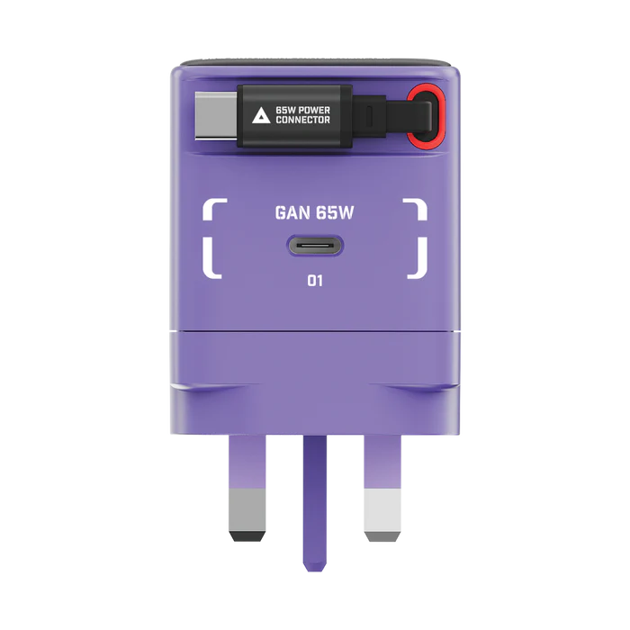 MOMAX 1-CHARGE+ 1 連接埠 GaN 65W 充電器，附可伸縮 USB-C 線 - 香港行貨-DIGIBAL ONLINE