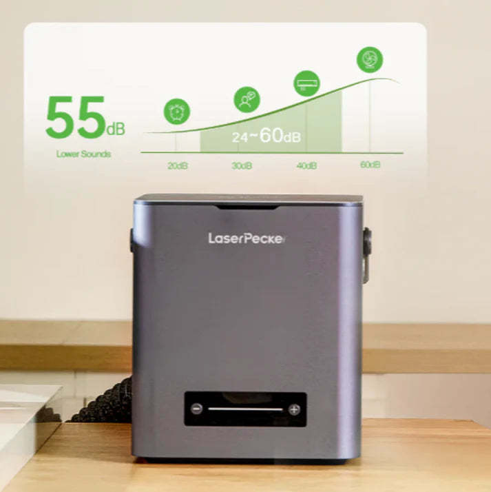 LaserPecker 桌上型空氣清新機｜高效四重過濾｜99.97% 淨化率-DIGIBAL ONLINE