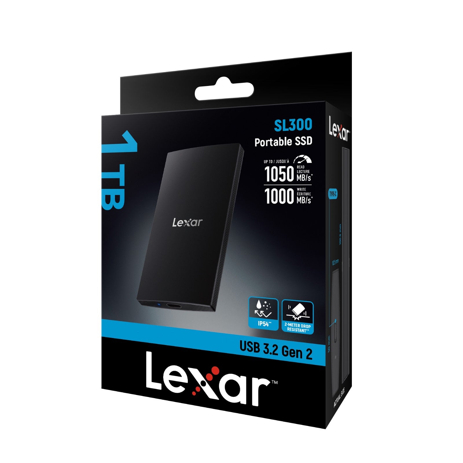 Lexar®️ SL300 Portable SSD 行動固態硬碟 [香港行貨]-DIGIBAL ONLINE