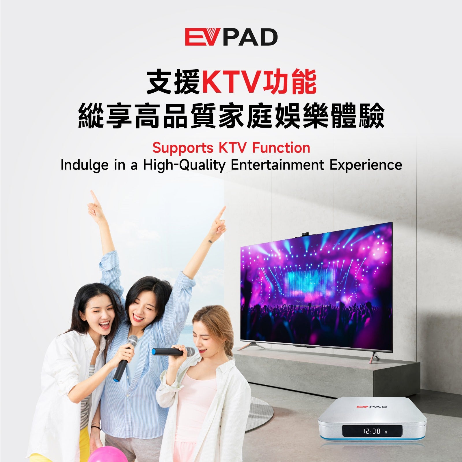 EVPAD 12P 4+64GB 8K ANDROID BOX 旗艦智能易播盒子 [香港行貨]-DIGIBAL ONLINE