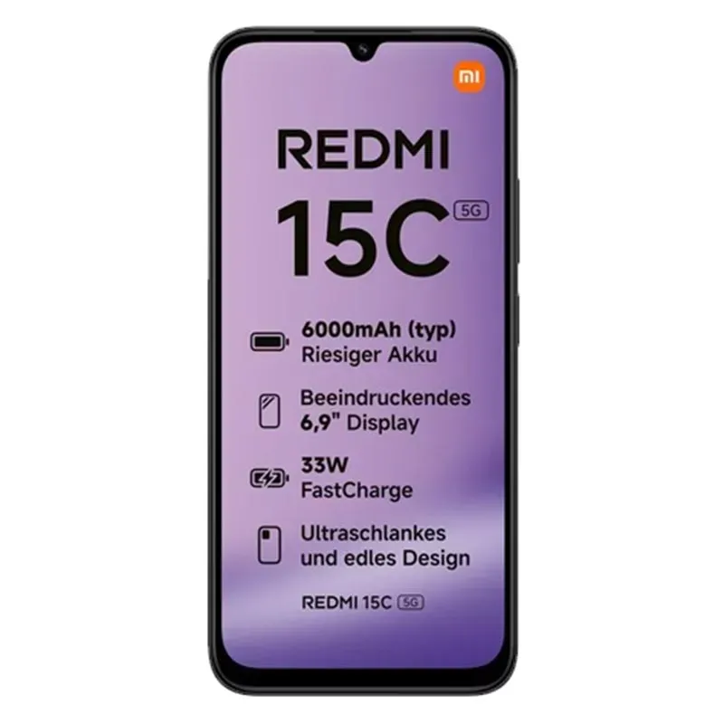 XIAOMI Redmi 15C Midnight Black 8GB RAM 256GB [香港行貨一年保養]