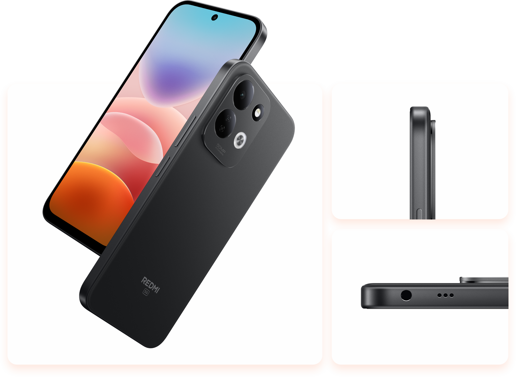 REDMI 17 5G 4GB+128GB Black Smartphone Hong Kong Stock