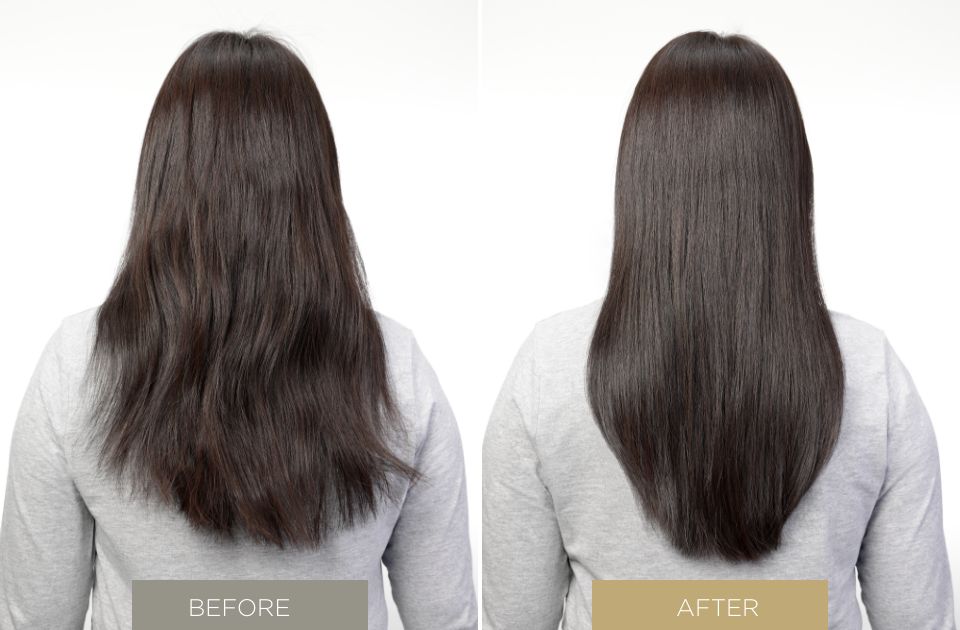 使用 Smooth Iron Photoion Plus 前後