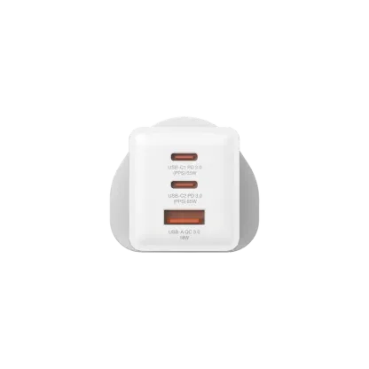 Hedonic 3 Port PD 3.0 65W GAN Pro 快充英規火牛 [香港行貨一年保養]