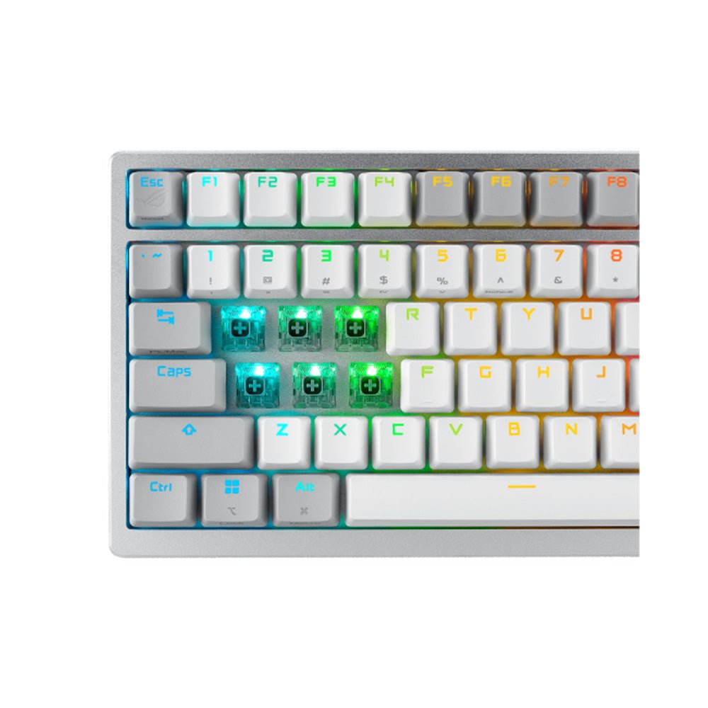 ASUS ROG Azoth 無線機械遊戲鍵盤 白色 (Snow軸) [香港行貨] - DIGIBAL ONLINE12