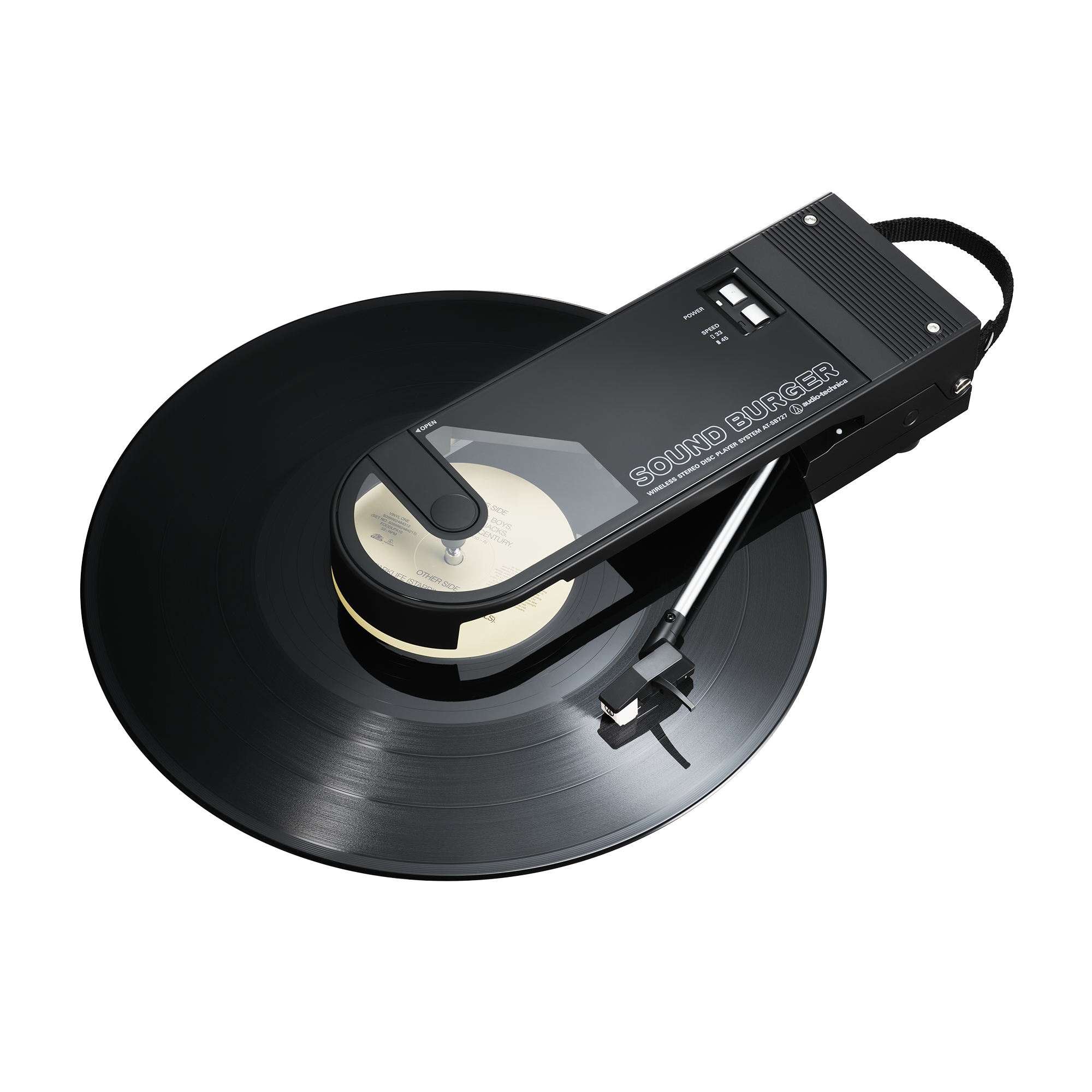 Audio-Technica AT-SB727 Sound Burger 可攜式藍牙黑膠唱盤