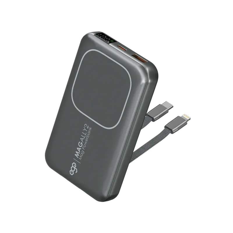 EGO MagAlly2 @10000mAh 內置線外置電 磁吸20W PD｜香港行貨