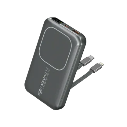 EGO MagAlly2 @10000mAh 內置線外置電 磁吸20W PD｜香港行貨