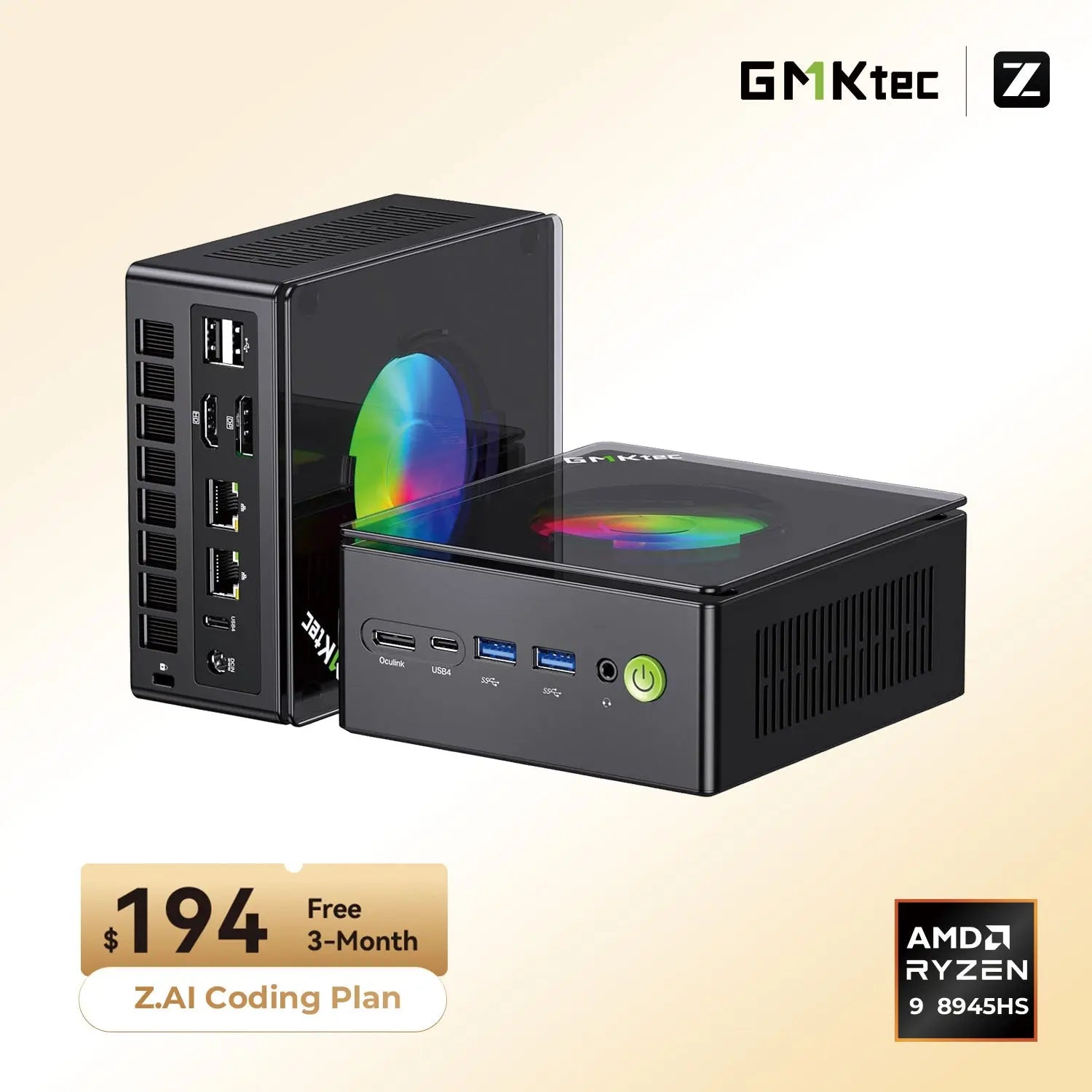 GMKTEC NucBox K11 AMD Ryzen 9 8945HS 迷你電腦（CS-GNBK11）[香港行貨]