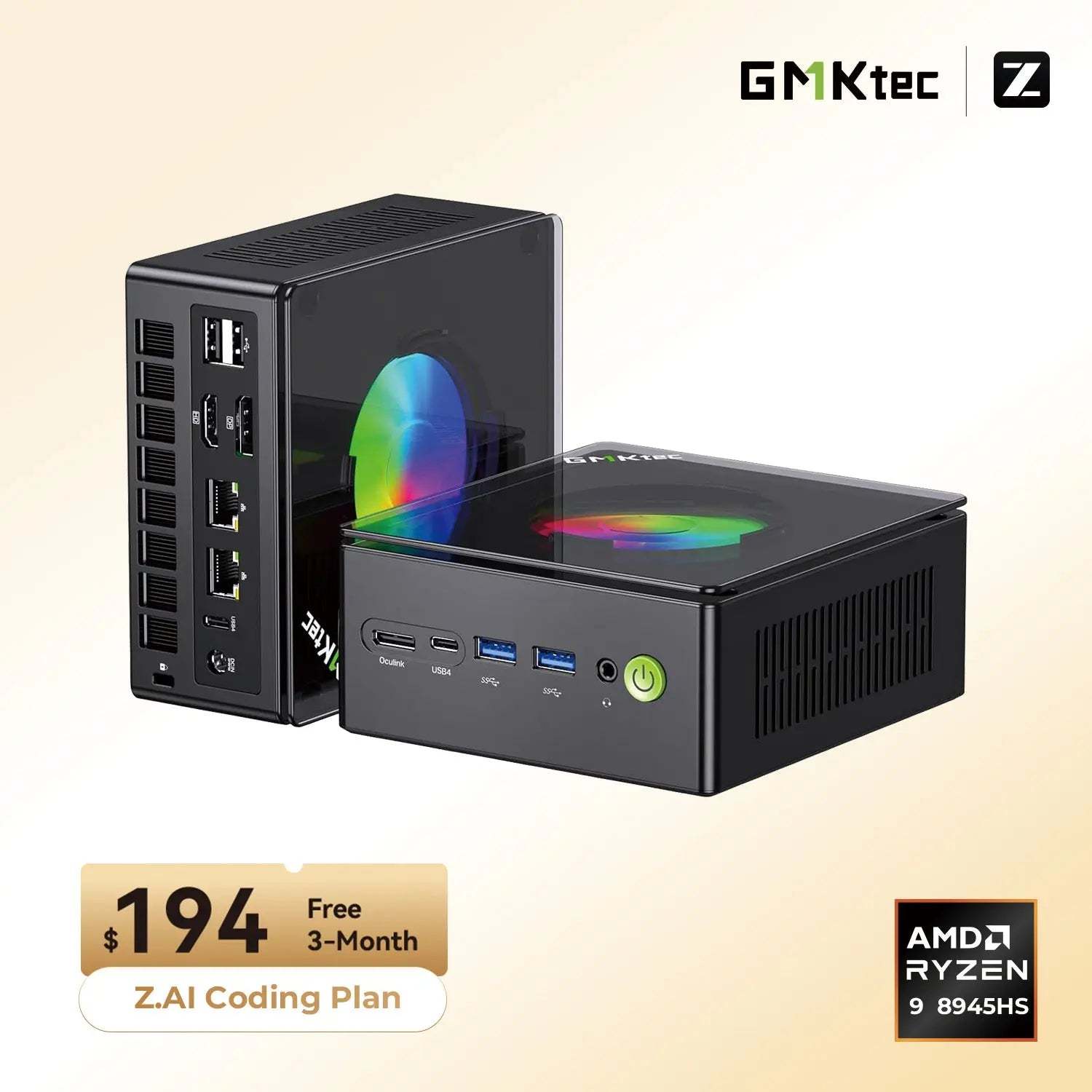 GMKTEC NucBox K11 AMD Ryzen 9 8945HS 迷你電腦（CS-GNBK11）[香港行貨]
