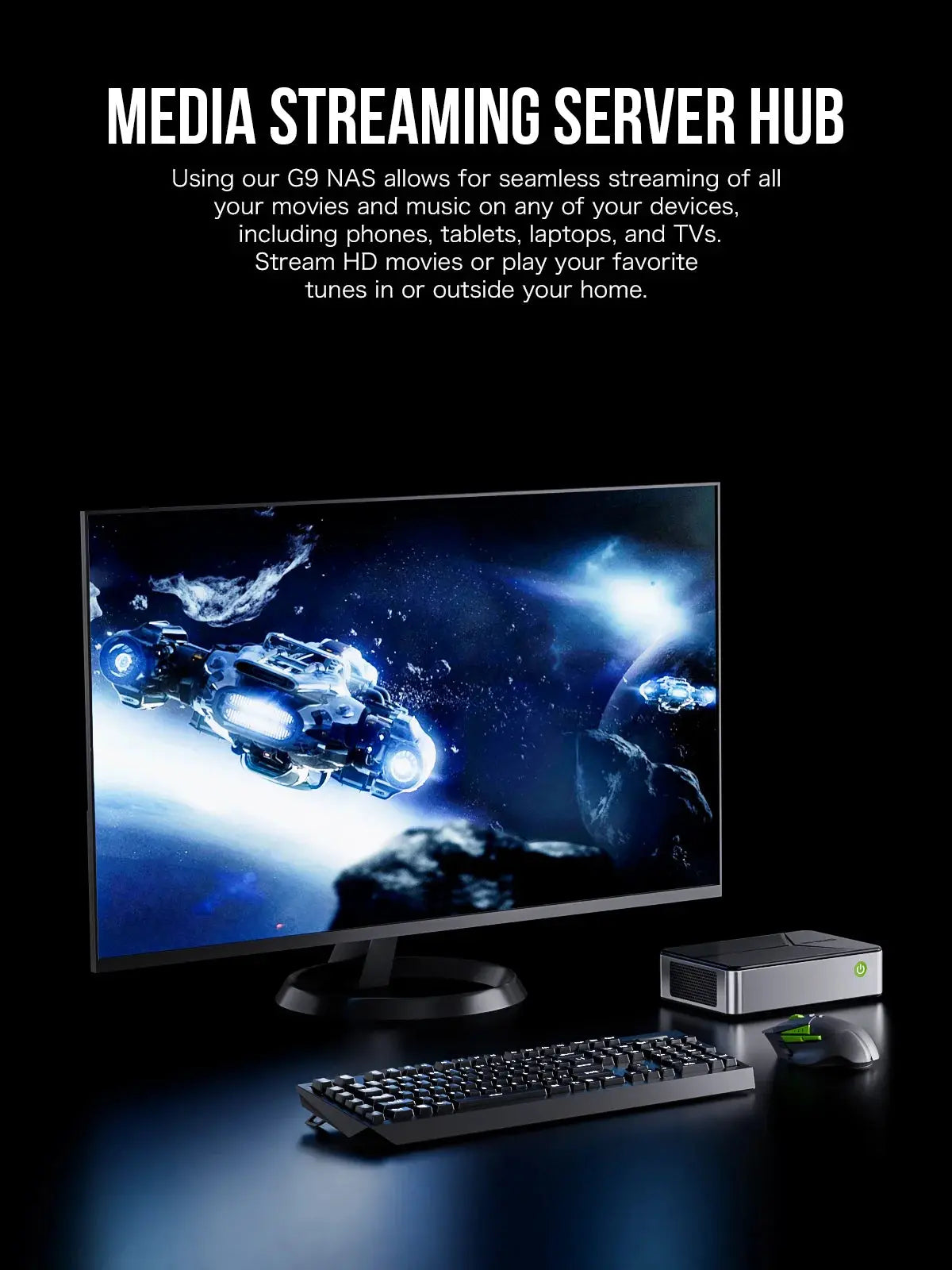 GMKTEC NucBox G9 Intel Processor N150 Mini Computer (CS-GNBG9) [Hong Kong Genuine Product]