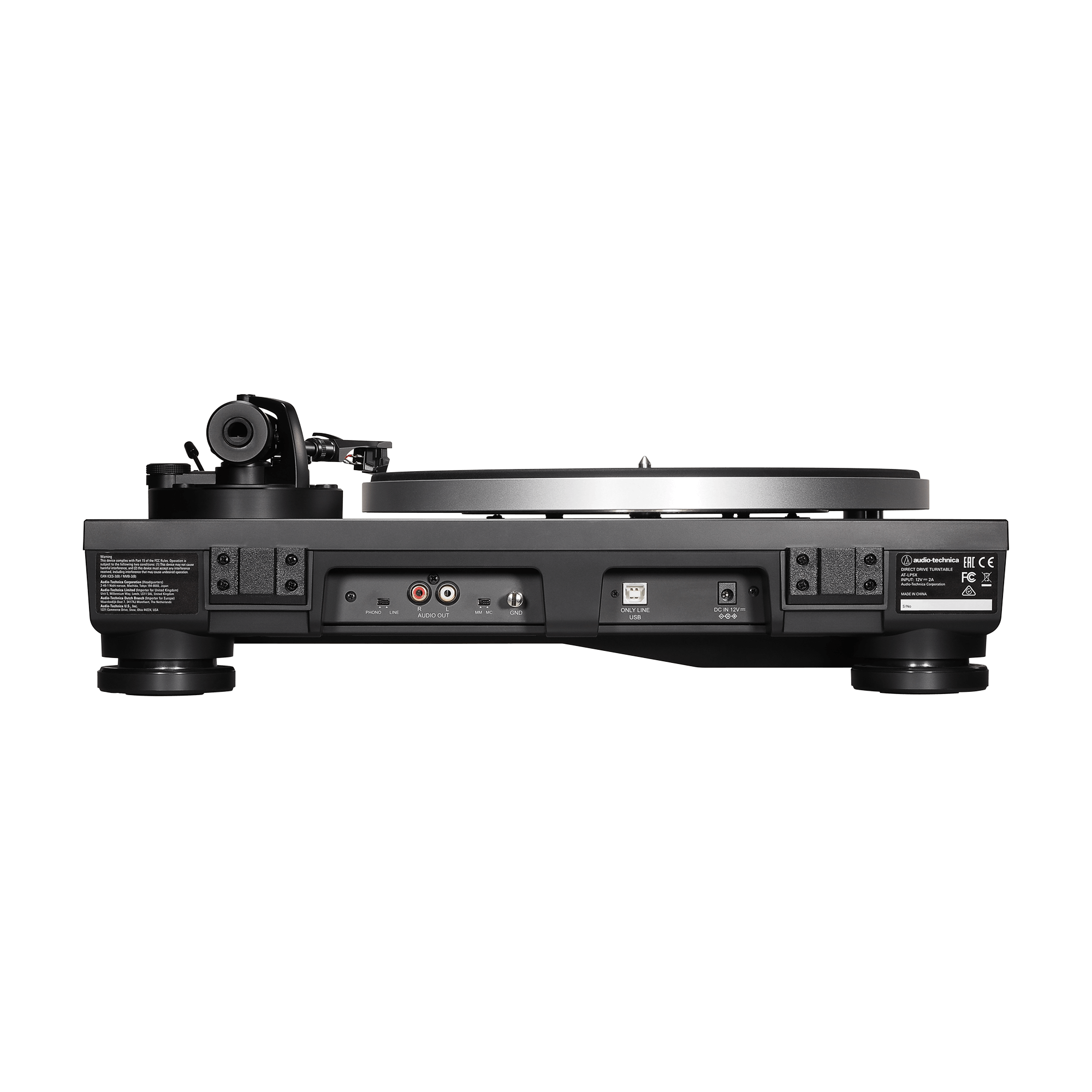  Audio-Technica AT-LP5X Direct Drive Turntable (Built-in MM/MC Phono Preamp・USB) 