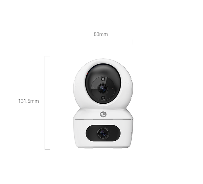 EZVIZ H7C Dual                     DUAL LENS 360° 雲台智能攝錄機（CS-H7C-R100-8G44WF）[香港行貨]