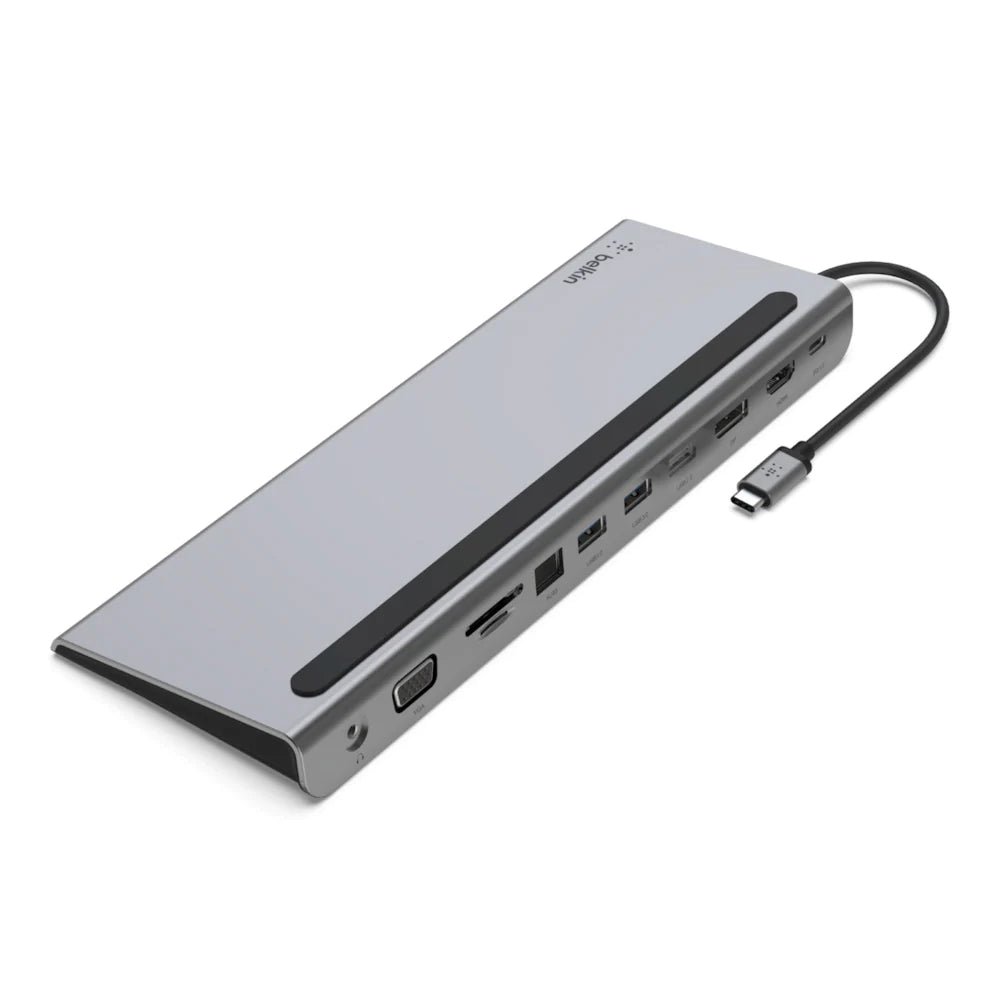 Belkin CONNECT™ USB-C 11 in 1 多埠擴充座 - INC004btSGY [香港行貨] - 100w PD | HDMI | LAN | SD CARD | 3USB-DIGIBAL ONLINE