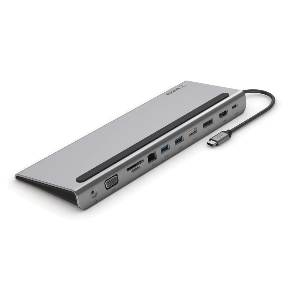Belkin CONNECT™ USB-C 11 in 1 多埠擴充座 - INC004btSGY [香港行貨] - 100w PD | HDMI | LAN | SD CARD | 3USB-DIGIBAL ONLINE