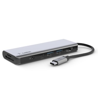 Belkin Connect USB-C 7-in-1 Multi-Port Hub - AVC009BTSGY [Hong Kong Genuine Product] - DIGIBAL ONLINE