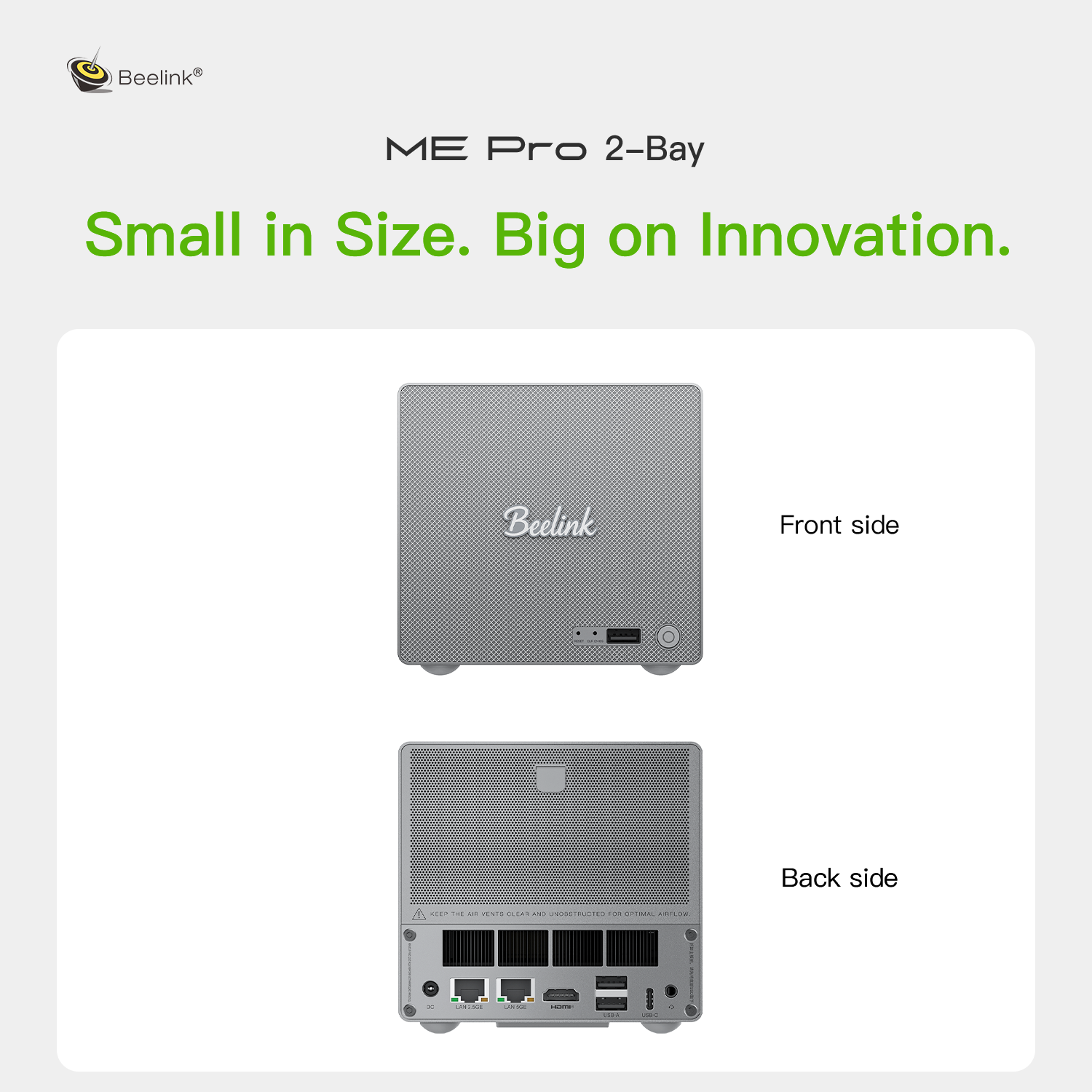 Beelink ME Pro N95 12G Mini PC (CS-BMEPN95) [Hong Kong Official Version]