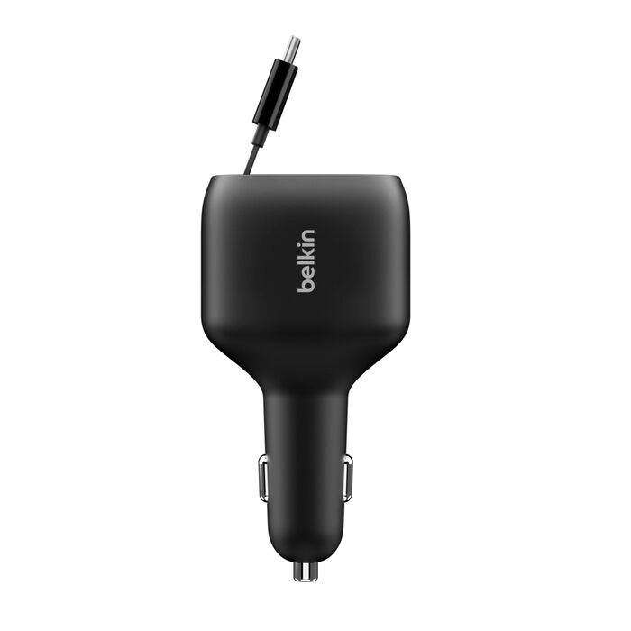 BELKIN BoostCharge 75W ausziehbares Auto-Ladegerät CCC001fqBK Hongkong-Ware Produktbild