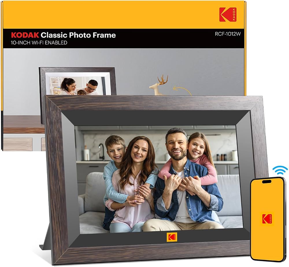 Kodak RCF-1005P Battery-Powered WiFi Digital Photo Frame - Original Product