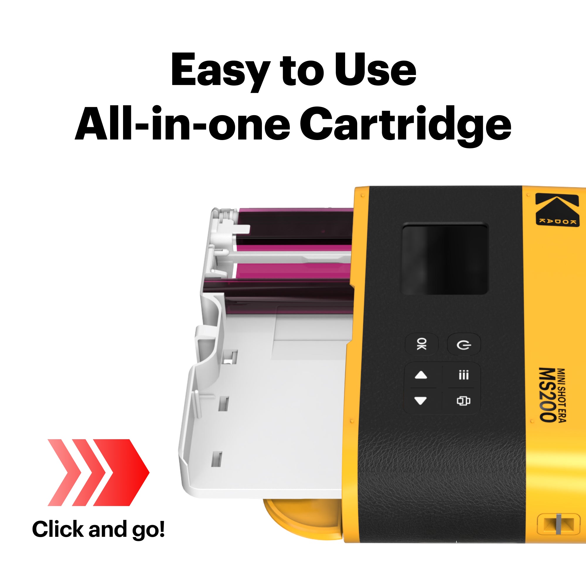 Kodak Mini Shot 2 ERA (MS200) Instant Camera Printer (Yellow/Black) Genuine HK Stock
