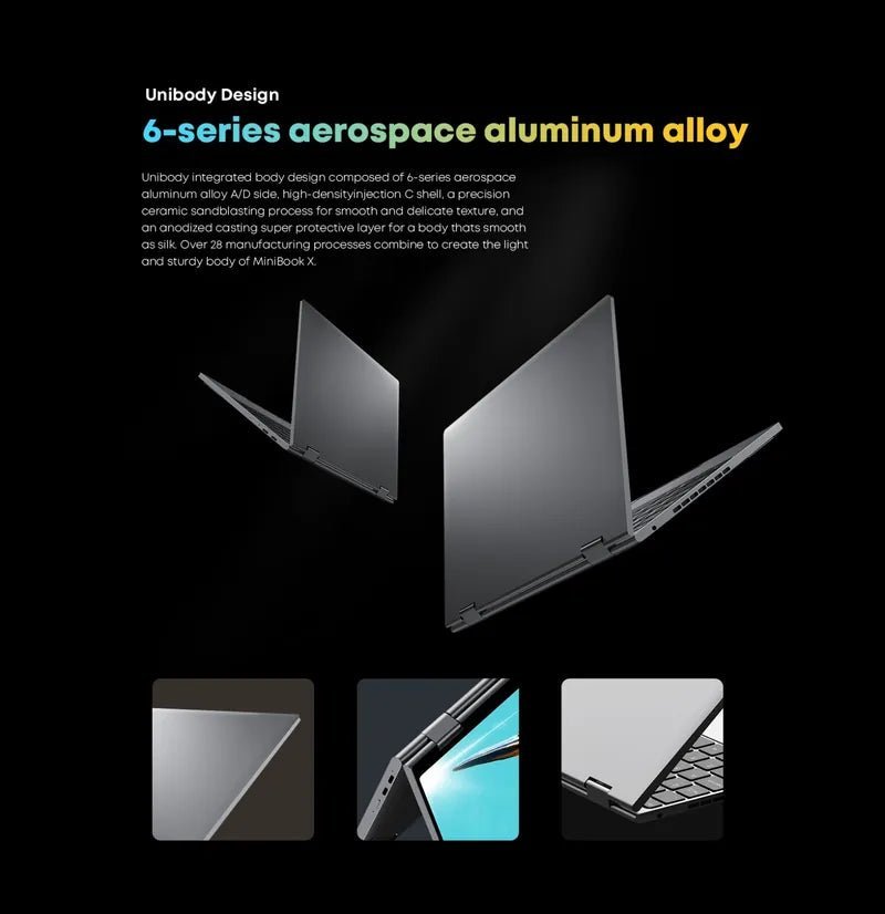 CHUWI Minibook X 10.51" IPS Touch/Intel N100/12GB/512GB/ Yoga & Touch手提電腦 [香港行貨] - DIGIBAL ONLINE4