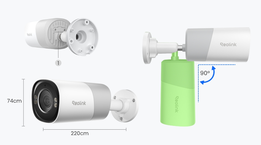 Reolink RP-PCB8MX 8 Megapixel WiFi Network Camera