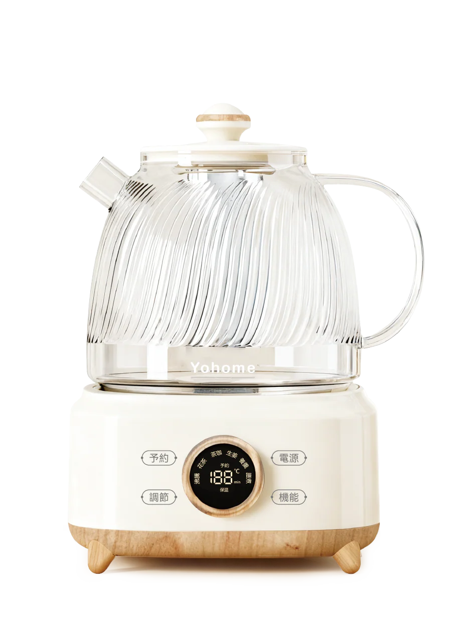Yohome 全壺健康材智能提壺記憶續溫茶飲營養多功能便利控溫養生壺PRO [香港行貨一年保養]