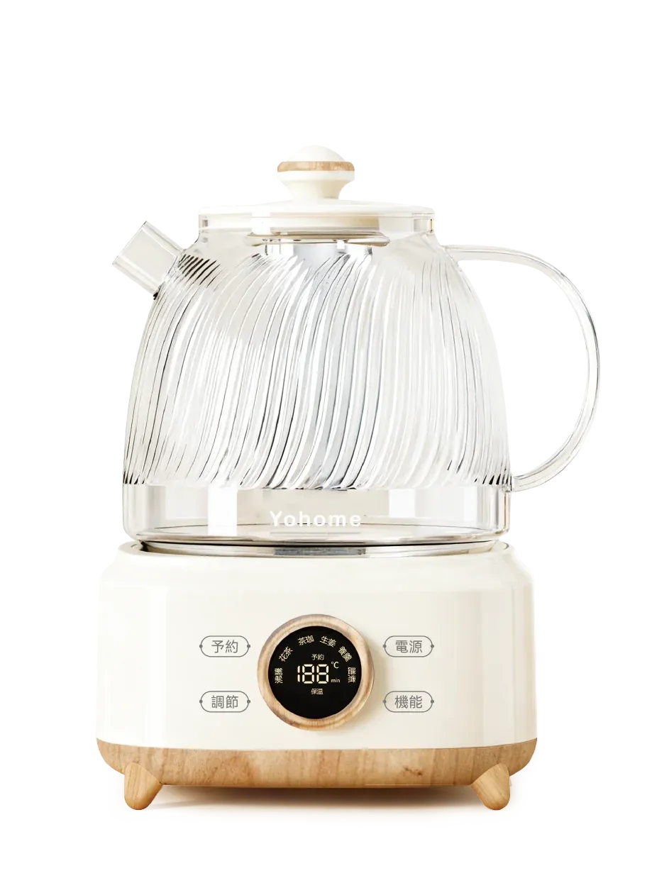 Yohome 全壺健康材智能提壺記憶續溫茶飲營養多功能便利控溫養生壺PRO [香港行貨一年保養]