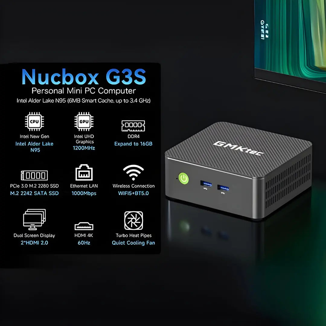 GMKTEC NucBox G3S Intel Alder Lake-N N95 mini computer (CS-GNBG3S5) [Hong Kong genuine product]