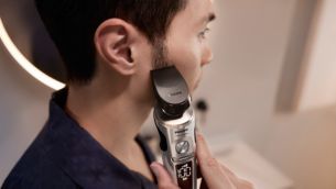 修剪鬍鬚和鬢角