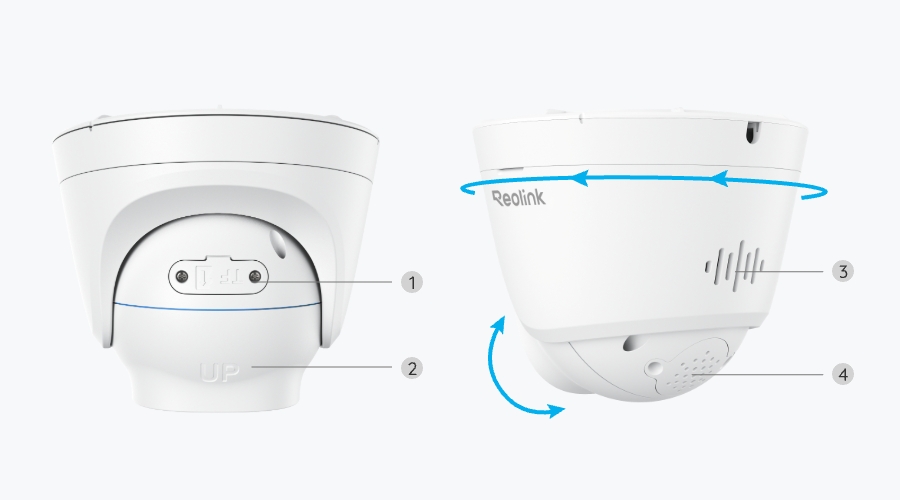 Reolink RP-PCT8M 8 Megapixel WiFi Network Camera