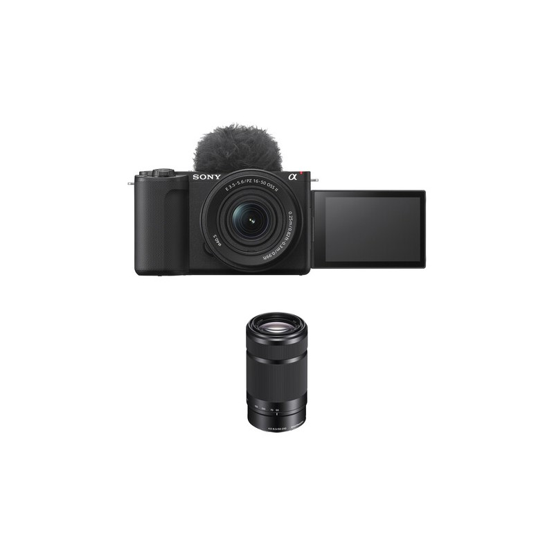 SONY ZV-E10 II KIT 16-50mm F3.5-5.6 OSS + 55–210mm F4.5–6.3 OSS (Black) 平行進口
