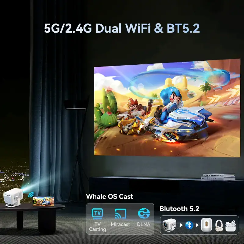 Image of DIGIBAL N2W 1080P FHD 全高清投影機 [香港行貨] | Netflix 授權 | WhaleOS | 200ANSI | 2000:1 對比