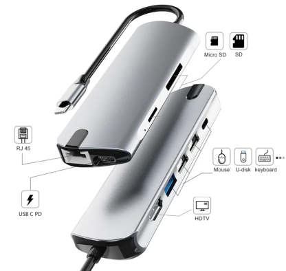 DIGIBAL 9 in 1 HDMI PD Type C 多功能擴展器 [香港行貨] - DIGIBAL ONLINE6