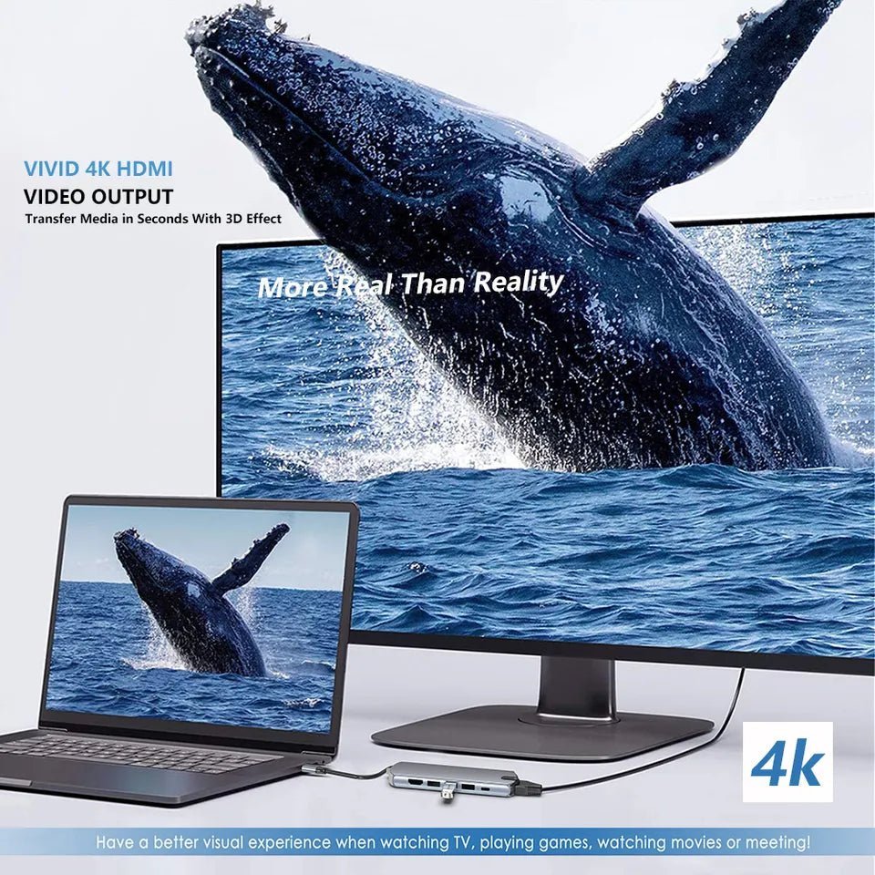 DIGIBAL 9 in 1 HDMI PD Type C 多功能擴展器 [香港行貨] - DIGIBAL ONLINE4