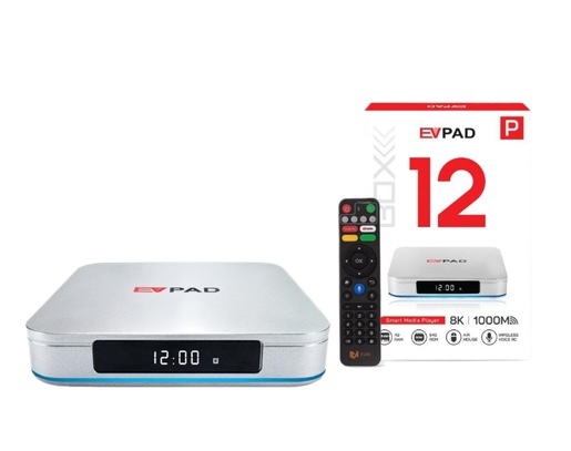 EVPAD 12P 4+64GB 8K ANDROID BOX 旗艦智能易播盒子 [香港行貨] 附贈品