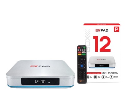 EVPAD 12P 4+64GB 8K ANDROID BOX 旗艦智能易播盒子 [香港行貨] 附贈品